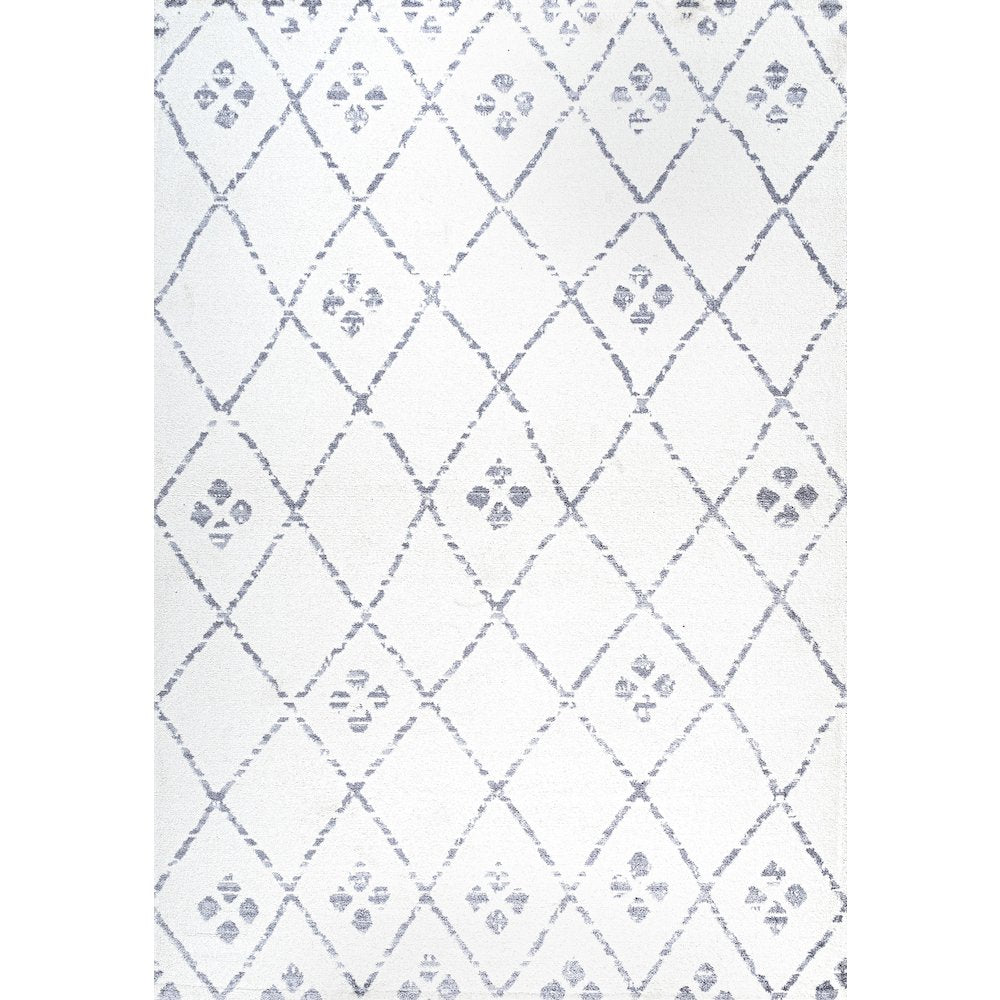 Izil Moroccan Geometric Diamond Area Rug