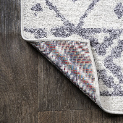 Juba Moroccan Geometric Diamond Area Rug