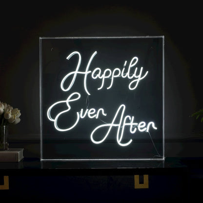 Glam Acrylic Box Usb Operated Led Neon Light