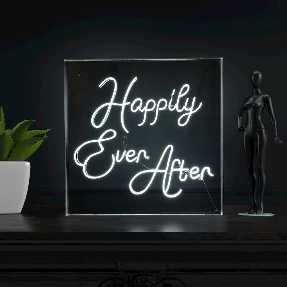 Glam Acrylic Box Usb Operated Led Neon Light