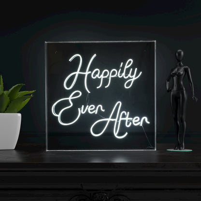 Glam Acrylic Box Usb Operated Led Neon Light