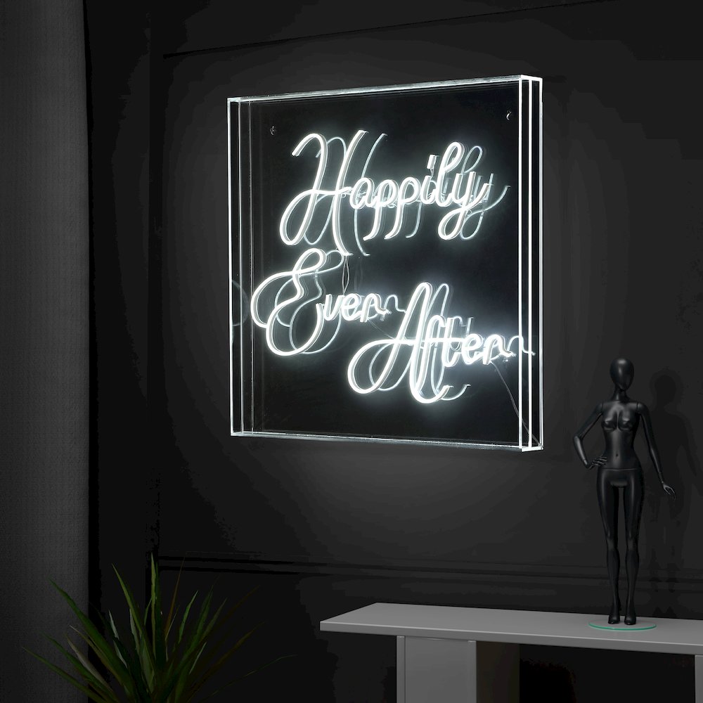 Glam Acrylic Box Usb Operated Led Neon Light