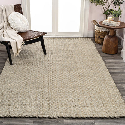 Estera Hand Woven Boucle Chunky Jute Area Rug