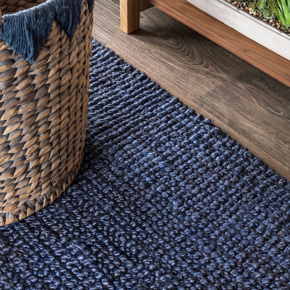 Pata Hand Woven Chunky Jute Area Rug