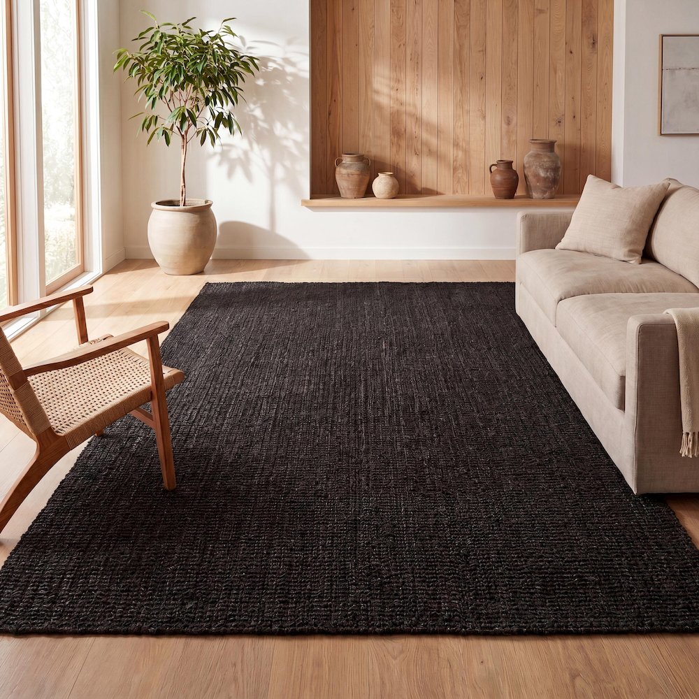 Pata Hand Woven Chunky Jute Area Rug