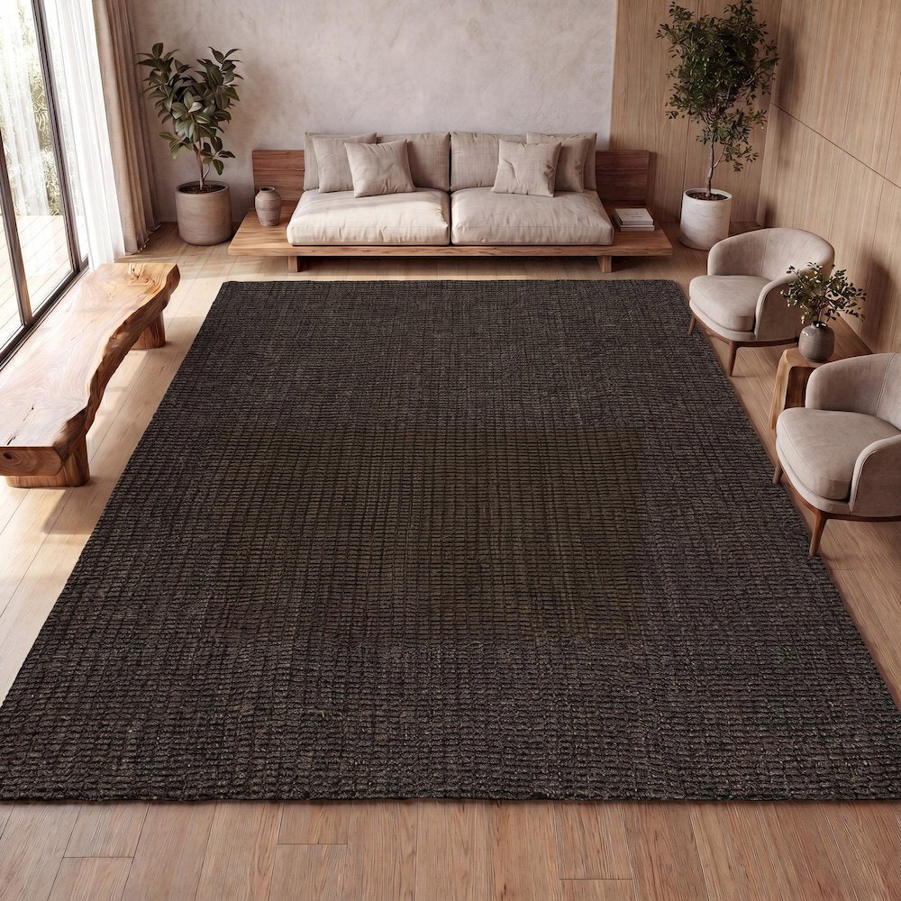 Pata Hand Woven Chunky Jute Area Rug