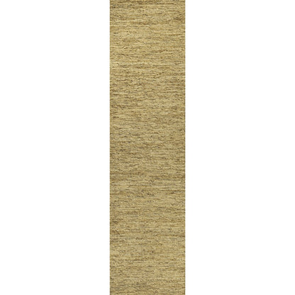 Griffin Rustic Farmhouse Woven Jute Solid Natural 2 ft. x 8 ft. Runner Rug