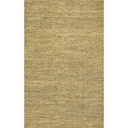 Griffin Rustic Farmhouse Woven Jute Solid Natural 3 ft. x 5 ft. Area Rug