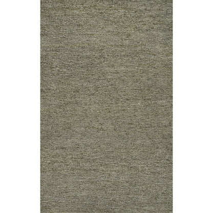 Griffin Rustic Farmhouse Woven Jute Solid Gray 3 ft. x 5 ft. Area Rug