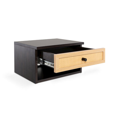 Celerie 15.7" Bohemian Wall Mounted Floating Nightstand