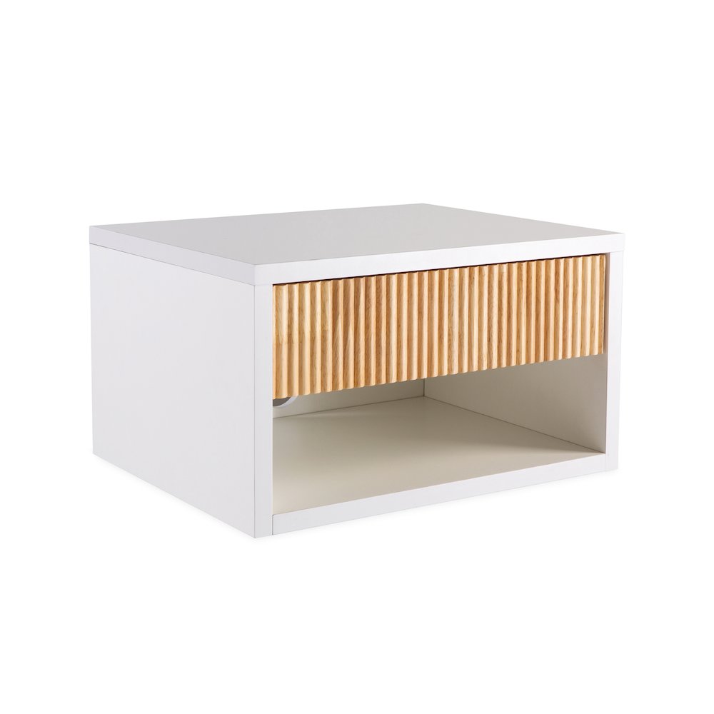 Elise 15.7" Modern Floating Wall Mounted Nightstand