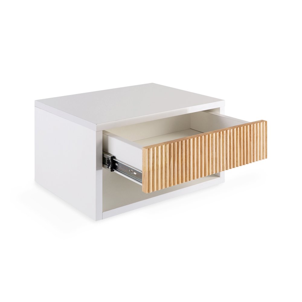 Elise 15.7" Modern Floating Wall Mounted Nightstand