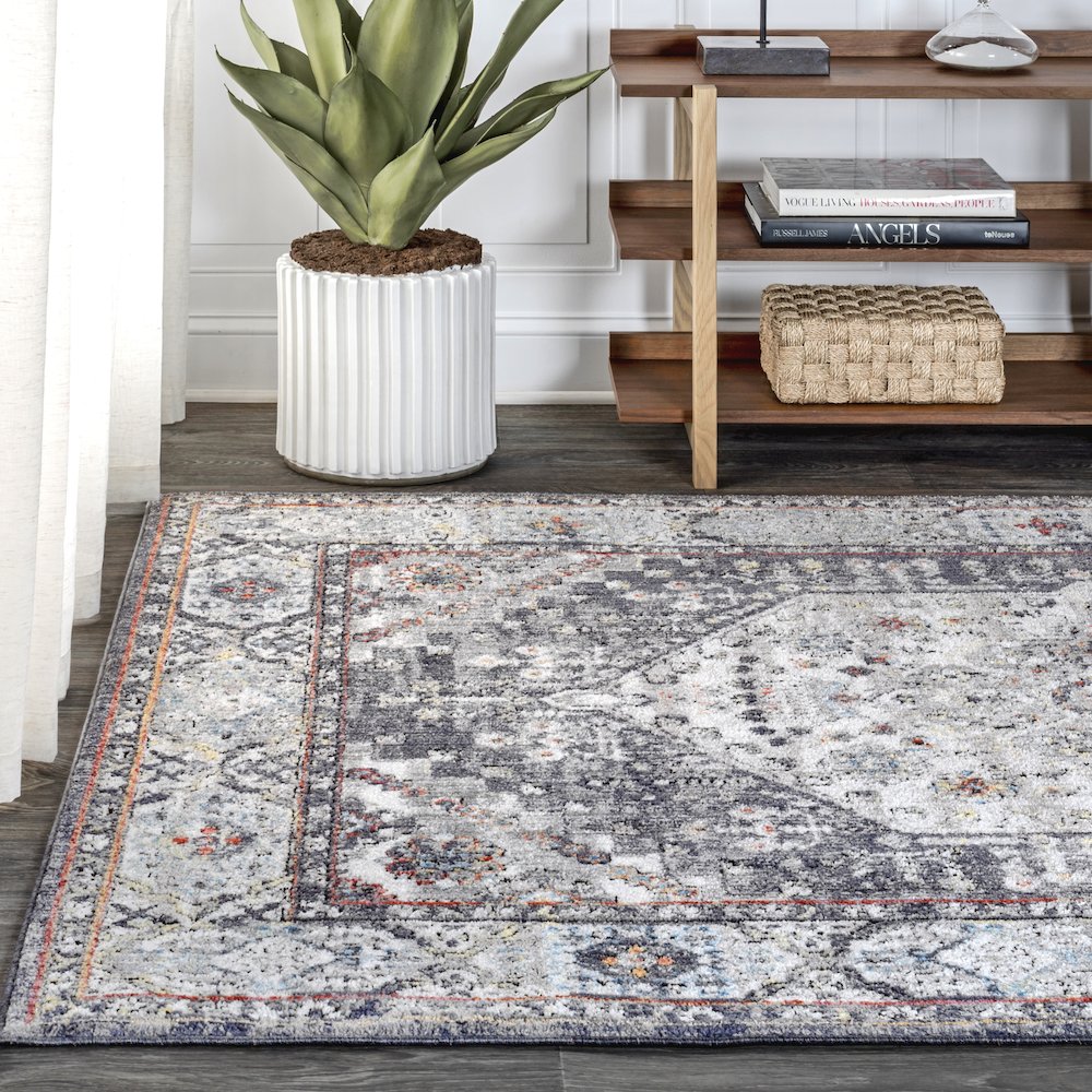 Kesan Vintage Medallion Area Rug