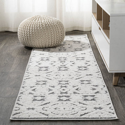 Citta High-Low Pile Mediterranean Tile Area Rug