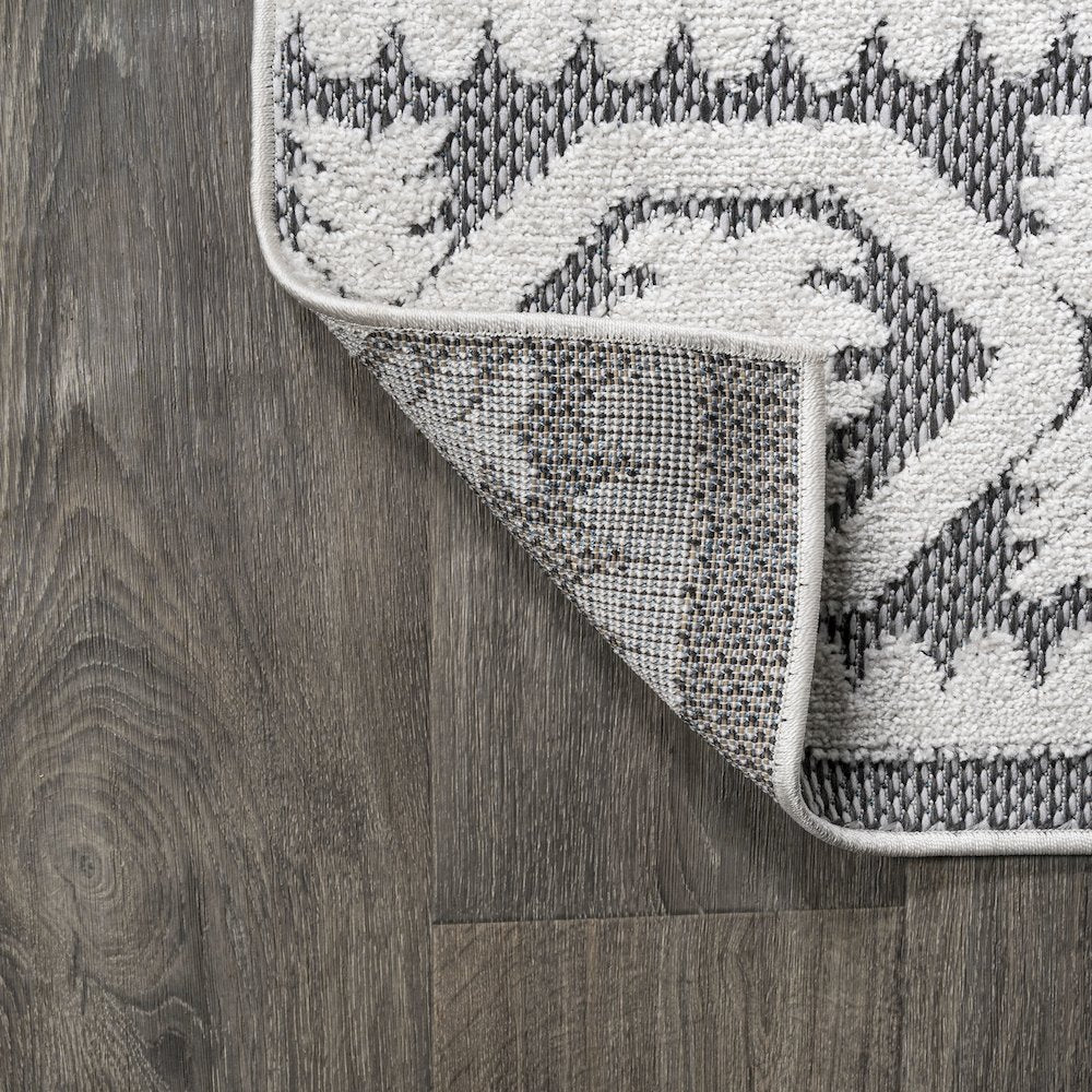 Citta High-Low Pile Mediterranean Tile Area Rug