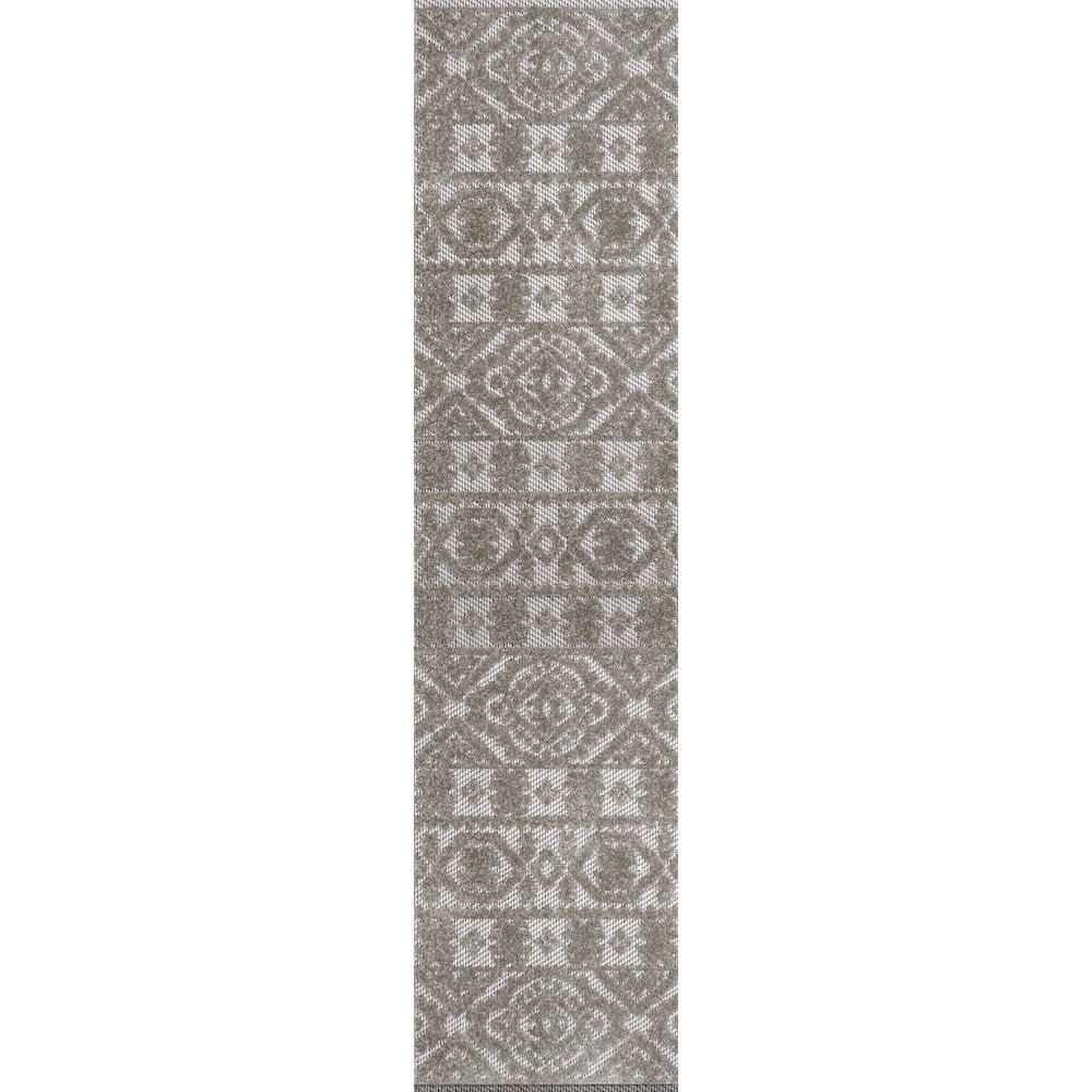 Citta High-Low Pile Mediterranean Tile Area Rug