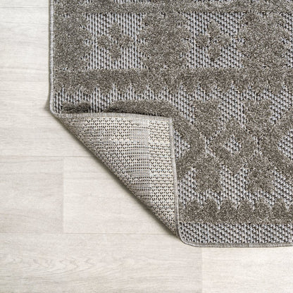 Citta High-Low Pile Mediterranean Tile Area Rug
