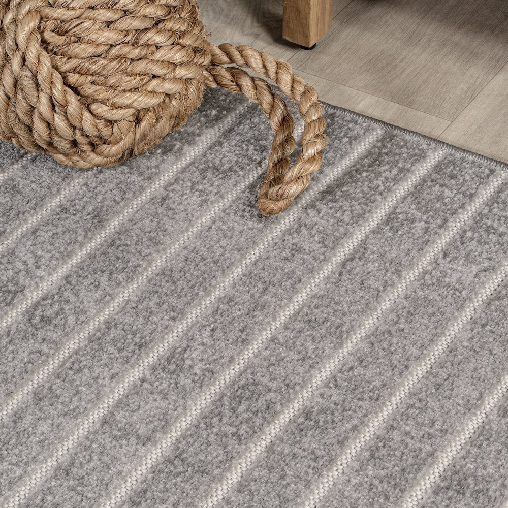 Odense Minimalist Angle Geometric Area Rug