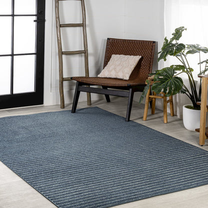 Aarhus Minimalist Scandi Striped Area Rug