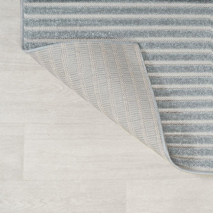 Aarhus Minimalist Scandi Striped Area Rug