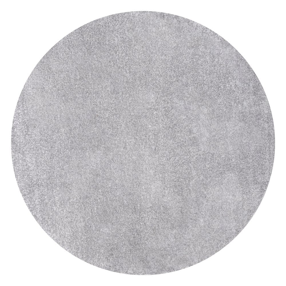 Haze Solid Low Pile Area Rug Gray