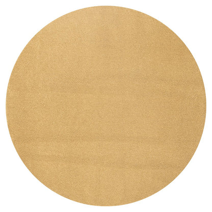 Haze Solid Low Pile Area Rug Mustard