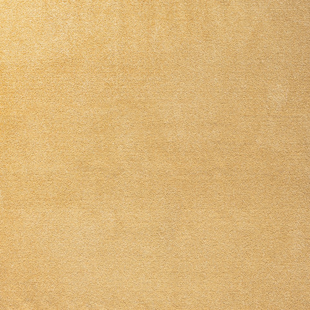 Haze Solid Low Pile Area Rug Mustard