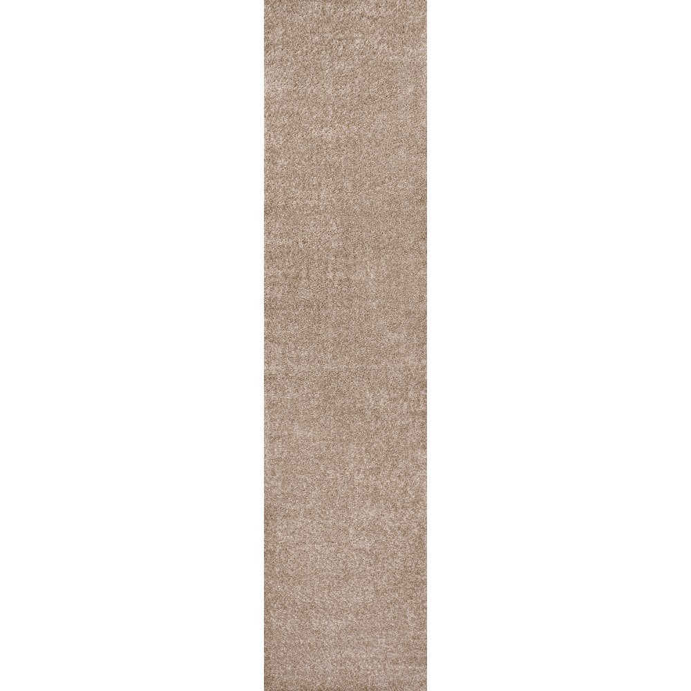 Haze Solid Low Pile Area Rug Beige