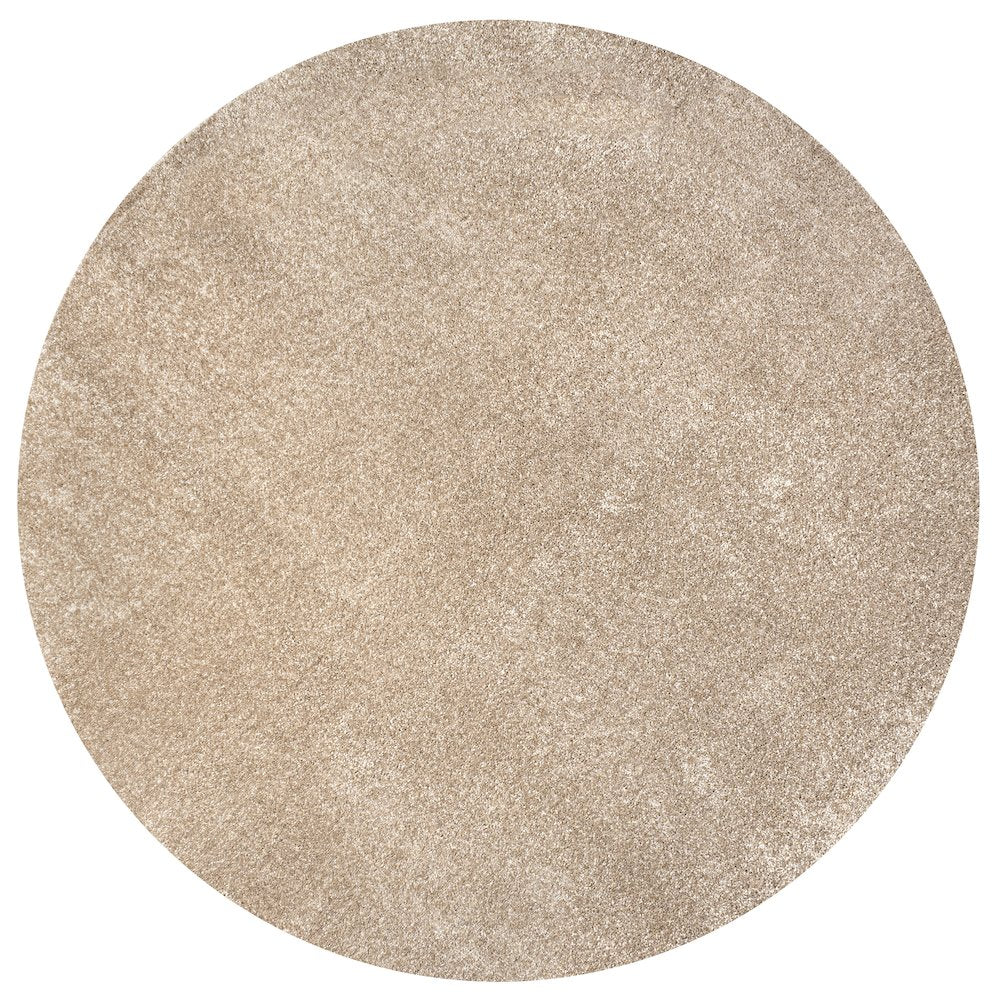 Haze Solid Low Pile Area Rug Beige
