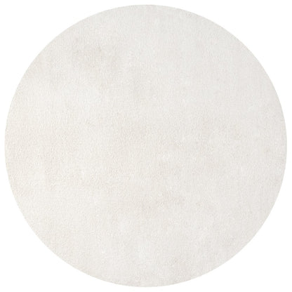 Haze Solid Low Pile Area Rug Cream