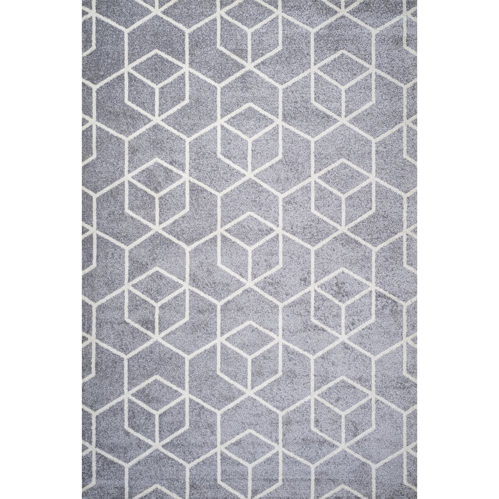 Tumbling Blocks Modern Geometric Area Rug