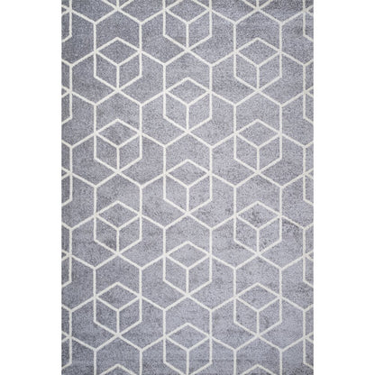 Tumbling Blocks Modern Geometric Area Rug