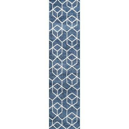 Tumbling Blocks Modern Geometric Area Rug