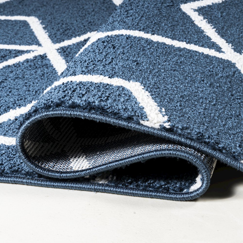 Tumbling Blocks Modern Geometric Area Rug