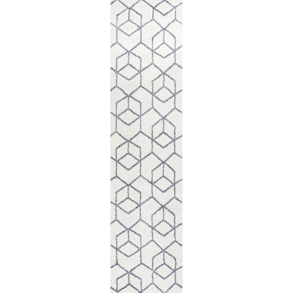Tumbling Blocks Modern Geometric Area Rug