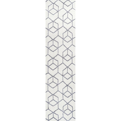 Tumbling Blocks Modern Geometric Area Rug