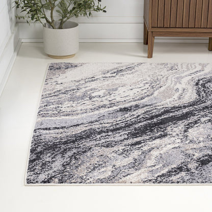 Haze Solid Low Pile Area Rug Beige