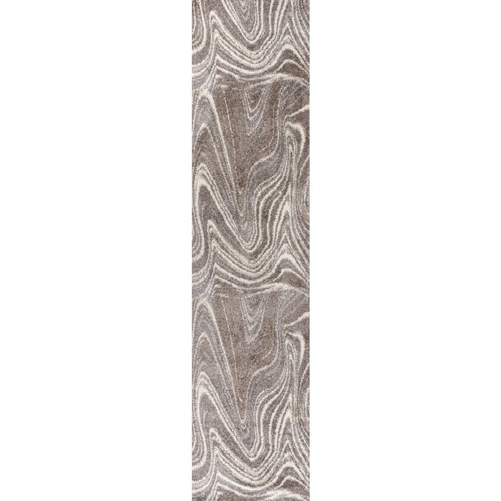 Eleni Contemporary Glam Abstract Marble Area Rug