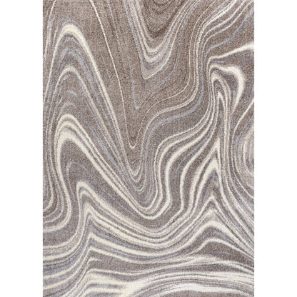 Eleni Contemporary Glam Abstract Marble Area Rug