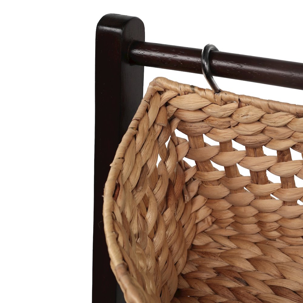 Havana Pine Wood 3-Tier Floor Stand, Brown