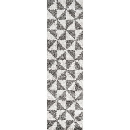 Alcudia Geometric Shag Area Rug