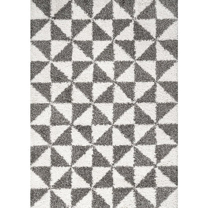 Alcudia Geometric Shag Area Rug