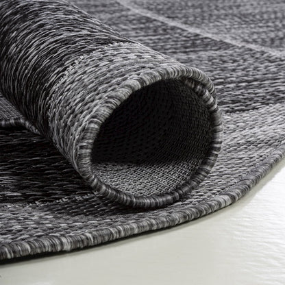 Jasper Modern Rustic Abstract   Indoor/Outdoor Shaped  Rug