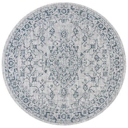 Rozetta Boho Medallion Textured Weave Indoor/Outdoor Area Rug