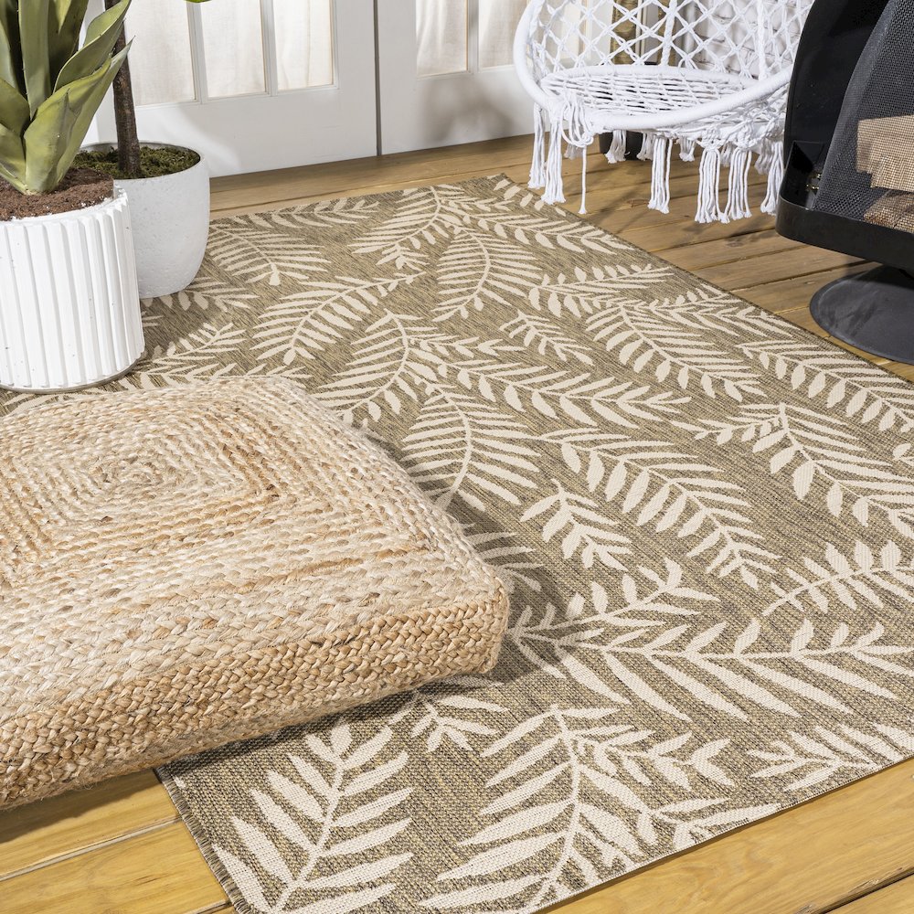 Nevis Palm Frond Indoor/Outdoor Area Rug