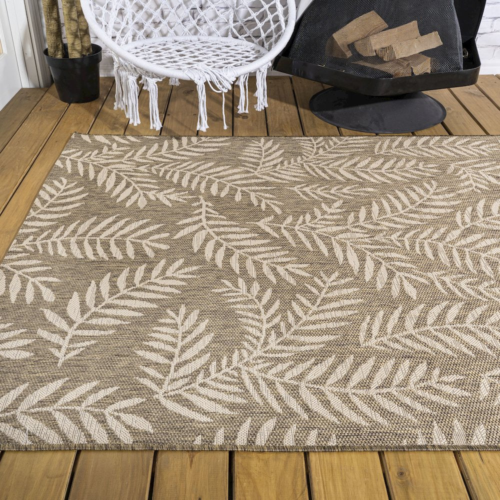 Nevis Palm Frond Indoor/Outdoor Area Rug