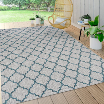 Arabesque Ogee Trellis Indoor/Outdoor Area Rug