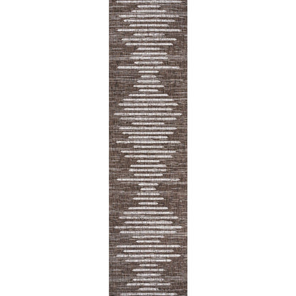 Zolak Berber Stripe Geometric Indoor/Outdoor Area Rug