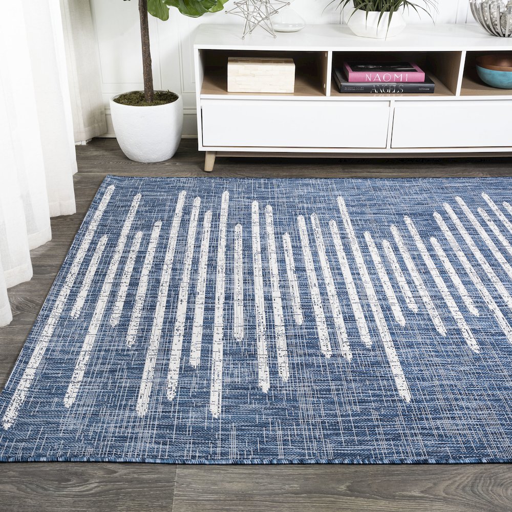 Zolak Berber Stripe Geometric Indoor/Outdoor Area Rug