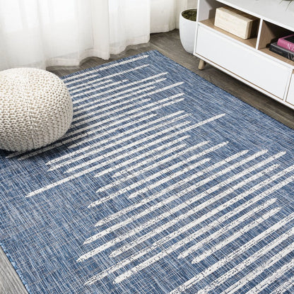 Zolak Berber Stripe Geometric Indoor/Outdoor Area Rug